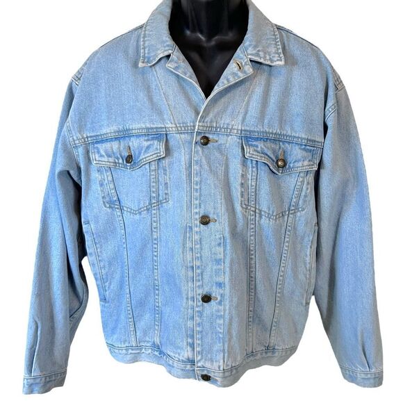 VINTAGE BUGLE BOY DENIM TRUCKER JACKET - Picture 12 of 12